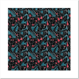 Jazz music lover patterns Posters and Art